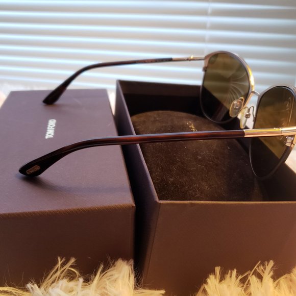 Tom Ford Penelope Aviator Sunglasses - Picture 7 of 9